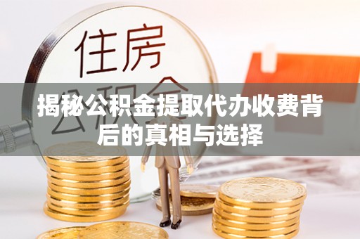 徐汇揭秘公积金提取代办收费背后的真相与选择