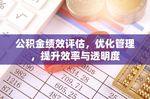 徐汇公积金绩效评估，优化管理，提升效率与透明度