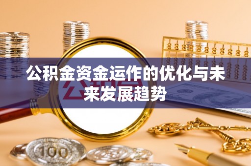 徐汇公积金资金运作的优化与未来发展趋势