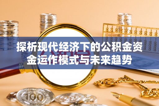 徐汇探析现代经济下的公积金资金运作模式与未来趋势