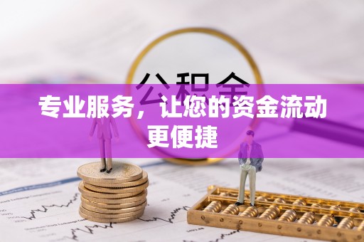 徐汇专业服务，让您的资金流动更便捷