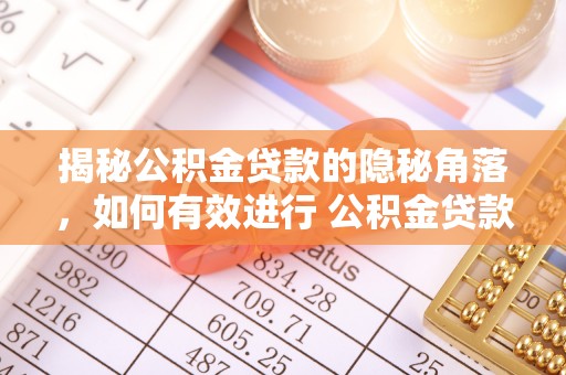 徐汇揭秘公积金贷款的隐秘角落，如何有效进行 公积金贷款风险防控